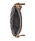 FASHION SMOOTH TASSEL PLAID CHECKERED DESIGN CROSSBODY BAG
