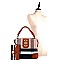 Trendy Turn-Lock Accent Plaid Print 2 in 1 Hobo Value SET MH-BL4216S