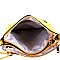 Trendy Crocodile Detail Tassel Accent Multi-Compartment Cross Body MH-BS2429