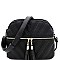 CHEVRON QUILTED DOME CROSSBODY BAG