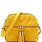 CHEVRON QUILTED DOME CROSSBODY BAG