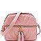 CHEVRON QUILTED DOME CROSSBODY BAG