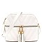 CHEVRON QUILTED DOME CROSSBODY BAG