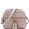 CHEVRON QUILTED DOME CROSSBODY BAG