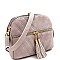 CHEVRON QUILTED DOME CROSSBODY BAG