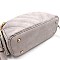 CHEVRON QUILTED DOME CROSSBODY BAG