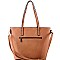 3 in 1 Stripe Print Tote Cross Body Value SET