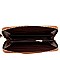 2-Way Two-Tone Belted Tote Wallet SET
