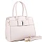 Fashionable Bow Accent Classy Structured Satchel MH-BS5032