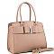Fashionable Bow Accent Classy Structured Satchel MH-BS5032