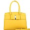 Fashionable Bow Accent Classy Structured Satchel MH-BS5032