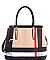 CH-BT2678 ELEGANT ALBA TARTAN 3 IN 1 CHECKERED SATCHEL WITH LONG STRAP