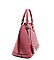 Classy Dome Satchel With Padlock