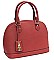 Classy Dome Satchel With Padlock