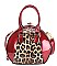 Animal Print Jewel Top Handbags & Wallet sets