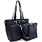 QUILTED PADLOCK ACCENT 3 IN 1 TOTE VALUE SET