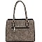 QUILTED SNAKE TRIM 3 IN 1 TOTE VALUE SET