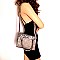 QUILTED SNAKE TRIM 3 IN 1 TOTE VALUE SET