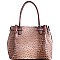 3 IN 1 OSTRICH EMBOSSED TOTE VALUE SET