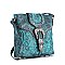 Western Design Decorative Buckle Crossbody Sling
