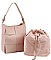 2 IN 1 STYLISH WOVEN SATCHEL WITH LONG STRAP