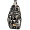 Dollar Print CROSS BODY SLING BAG