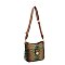2-in-1 Tie-Dyed Croc Satchel-Crossbody Bag + Wallet