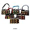 Pack of 12 Regular Coin Purses Aztec Design