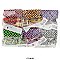 Pack of 12 Regular Coin Purses in Floral Design
