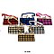 Pack of 12 Regular Coin Purses in Diamond Design