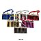 Pack of 12 Regular Coin Purses in Stripe Design