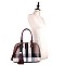 Plaid Check Tasseled 2Way Bag