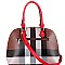 Plaid Check Tasseled 2Way Bag