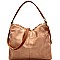 2Tone Perforated Rustic 2-Way Flap Satchel