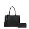 black the tote bag