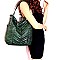 Chevron Quilted Side Pocket 2 in 1 Tall Hobo MH-CTF0005
