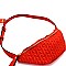 Chevron Quilted Fashion Fanny Pack