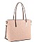STYLISH V STITCH DESIGN TOTE BAG