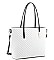 STYLISH V STITCH DESIGN TOTE BAG