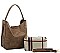 2 IN 1 TOTE BAG WITH LONG STRAP