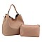 Fashion Laser Cut Perforated 2-in-1 Shoulder Bag