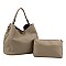 Fashion Laser Cut Perforated 2-in-1 Shoulder Bag