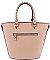 2 IN 1 CUTE TASSEL ACCENT TOTE BAG WITH LONG STRAP