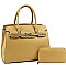 2 IN 1 FASHION SATCHEL WALLET SET