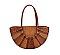 LARGE SIZE CROCO TOP HANDLE ROUND SATCHEL