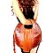 Ostrich Print Embossed Fringed Round Boutique Satchel Wallet SET