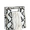 Fringe Accent Snake Print Cut-out Handle 2-Way Medium Satchel MH-D0499