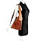 Textured Lizard Print Hobo