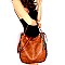STRIPED LEOPARD PRINT 2-WAY HOBO