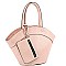 3 in 1 Lizard Print Fan-Shaped Tote Value SET